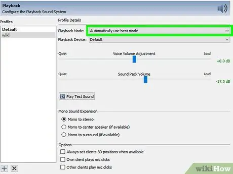 Teamspeak 11 -qadamidan foydalaning