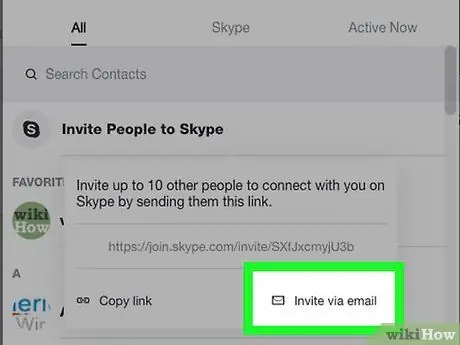 Поканете някой в Skype Стъпка 14