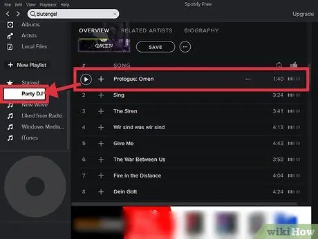 Χρησιμοποιήστε το Spotify για DJ σε πάρτι Βήμα 3