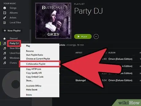 Sử dụng Spotify để DJ tại bữa tiệc Bước 4