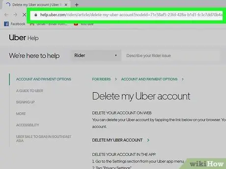 একটি Uber অ্যাকাউন্ট বাতিল করুন ধাপ 8