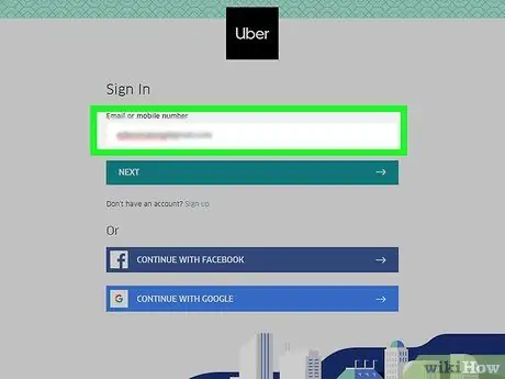 Cancelar uma conta Uber Etapa 10