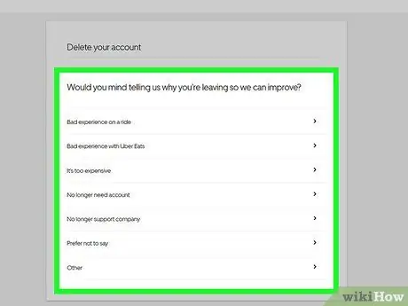Kündigen Sie ein Uber-Konto Schritt 14