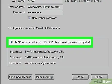 I-configure ang Mozilla Thunderbird para sa Yahoo! Mail Hakbang 8