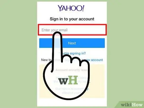 Avage Yahoo Mail 3. samm