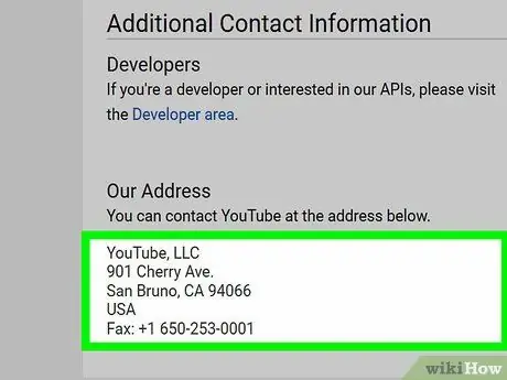 Contact YouTube Step 50