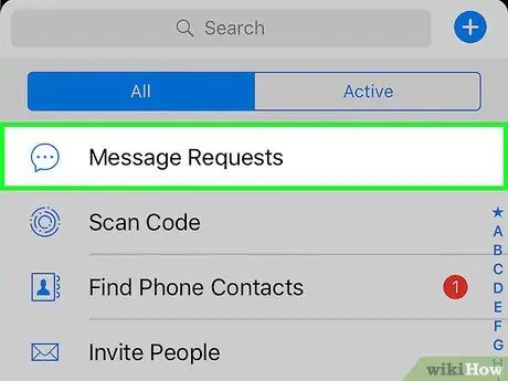 Facebook Messenger -da xabar so'rovlarini ko'ring 3 -qadam