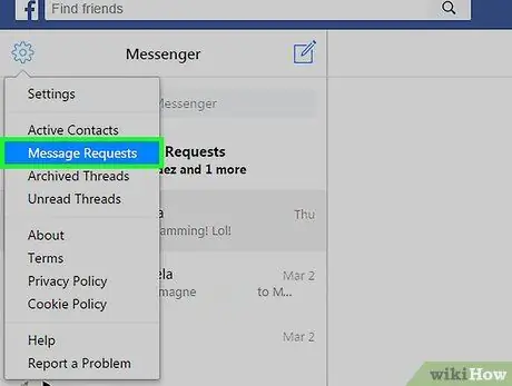 Sien Boodskapversoeke op Facebook Messenger Stap 8