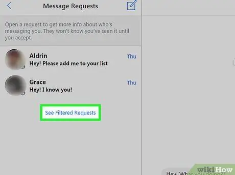 Voir les demandes de messages sur Facebook Messenger Étape 9