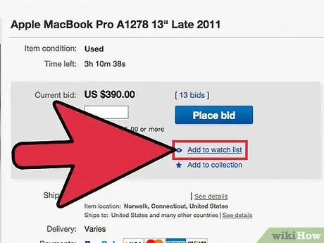 Snipe en eBay Paso 2