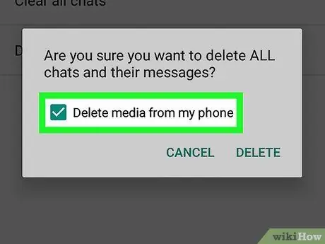 Odstranit všechna média na WhatsApp Krok 13