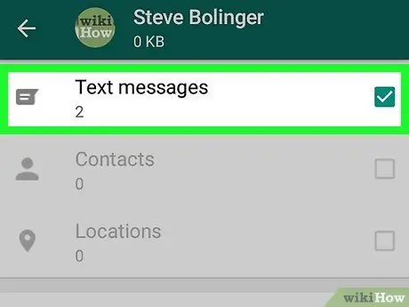 Verwyder alle media op WhatsApp Stap 32