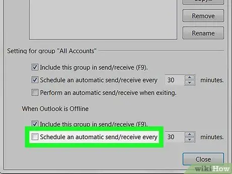 Ret fejlkode 0x800cccdd i MS Outlook med IMAP -server Trin 6