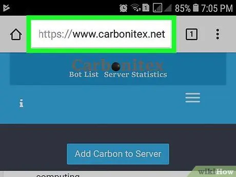 Ntxiv Bot rau Discord Channel ntawm Android Kauj Ruam 2