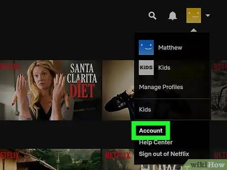 Odstranit nedávno sledované filmy nebo pořady na Netflixu Krok 4