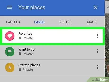 Alisin ang Mga Nai-save na Lugar sa Google Maps sa PC o Mac Hakbang 5