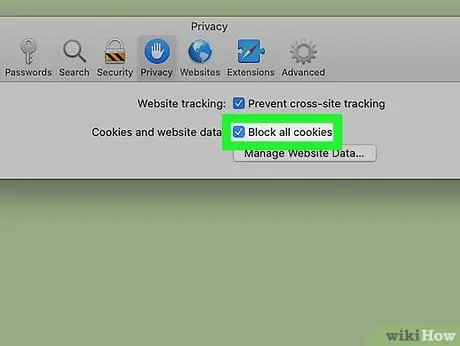 Activer les cookies dans Safari Étape 15