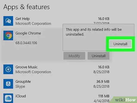 Uninstall Google Chrome Step 7