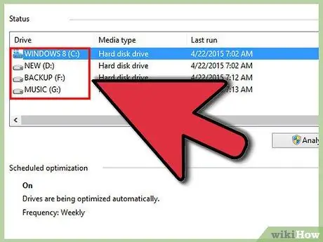 Défragmenter un disque sur un ordinateur Windows Étape 3