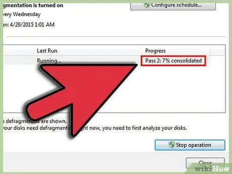 Defragmentirajte disk na Windows računaru Korak 24