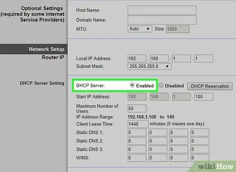 Állítsa be az útválasztót a DHCP használatához 18. lépés