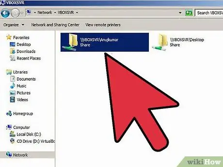 Lihat File di Komputer Jaringan Langkah 7