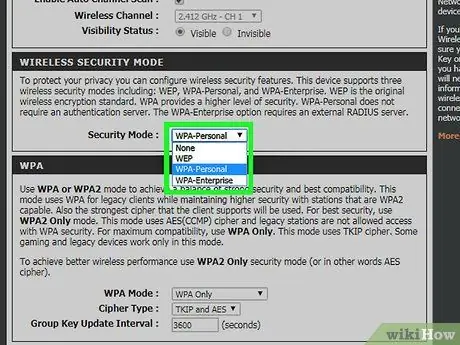 Configure una conexión de red inalámbrica (WiFi) Paso 7