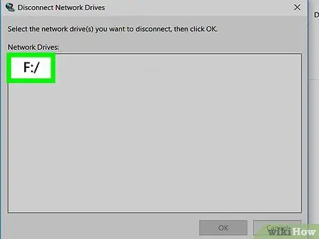 Idiskonekta ang isang Mapa sa Network Drive Hakbang 7