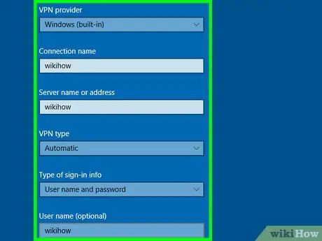 Configure a VPN Step 13