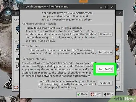 Teeb tsa Wireless Network hauv Puppy Linux Kauj Ruam 15