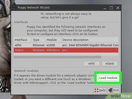 Skapa ett trådlöst nätverk i Puppy Linux Steg 8