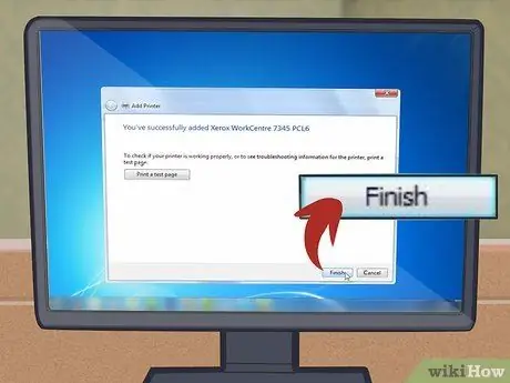 Configurar uma impressora em uma rede com o Windows 7 Etapa 10