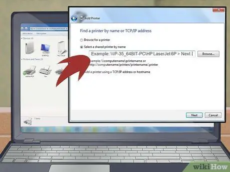 Ρύθμιση εκτυπωτή σε δίκτυο με Windows 7 Βήμα 37