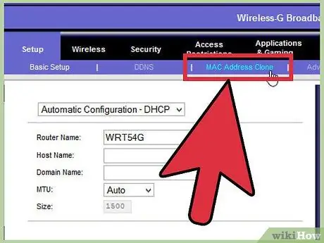 Pib dua tus Linksys Router Password Kauj Ruam 11