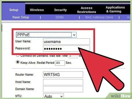 Restablir una contrasenya del router Linksys Pas 14