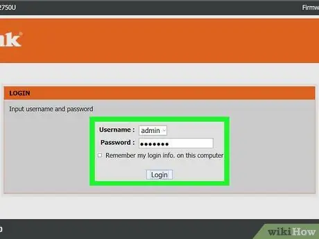 Find Your D Link Router Password Step 2