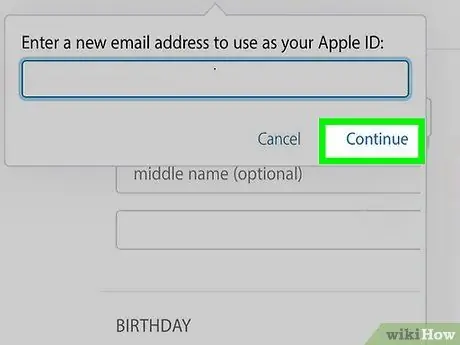 Crear correo electrónico de iCloud en PC o Mac Paso 12