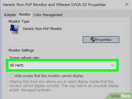 Modifier un taux de rafraîchissement du moniteur sur PC ou Mac Étape 13