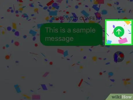 Enviar Confetti em mensagens da Apple, etapa 7