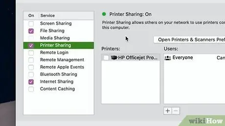 Configure seu laptop para imprimir sem fio Etapa 12