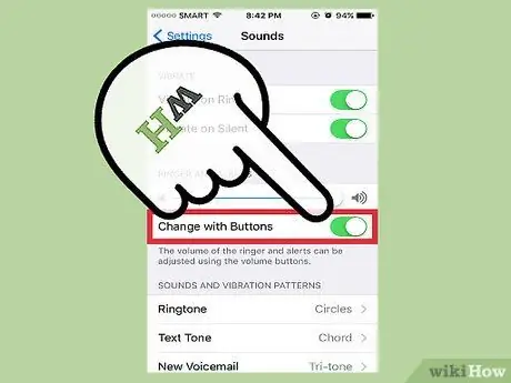 تنظیم میزان صدا در iOS 10 مرحله 10