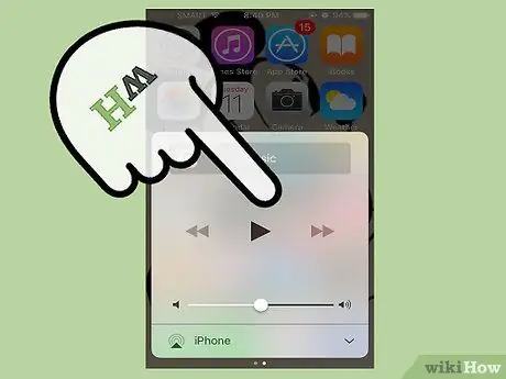 تنظیم میزان صدا در iOS 10 مرحله 2