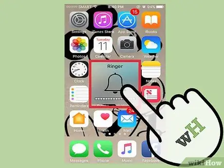 تنظیم میزان صدا در iOS 10 مرحله 4