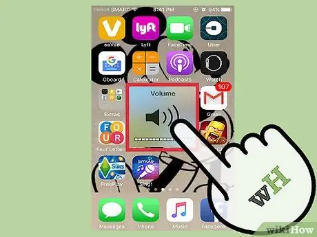 IOS 10 चरण 5. पर वॉल्यूम समायोजित करें