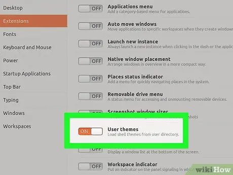 Zmień motywy na Ubuntu za pomocą narzędzia Gnome Tweak Krok 14