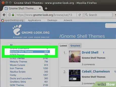 በኡቡንቱ ላይ ገጽታዎችን በ Gnome Tweak Tool ደረጃ 9 ይለውጡ