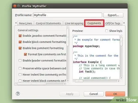 Change the Default Format Settings in Eclipse Step 13