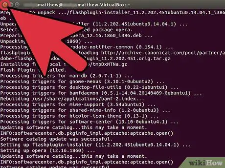 Opera Tarayıcısını Ubuntu Adım 8'de Terminal Üzerinden Kurun