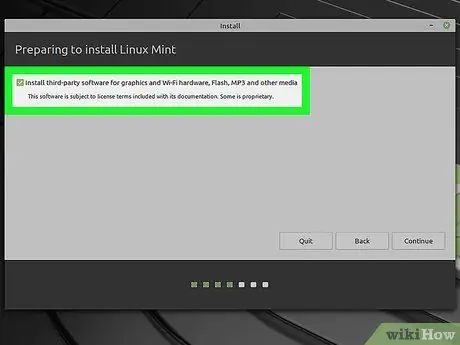 A Linux Mint telepítése 42. lépés