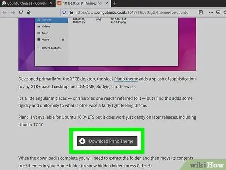 Telepítse a témákat az Ubuntu 10. lépésében